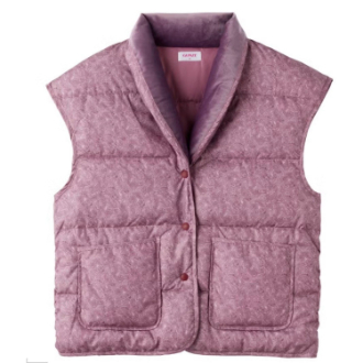 [ブラックフライデー]〔GUNZE〕婦人ベスト  ピンク  L