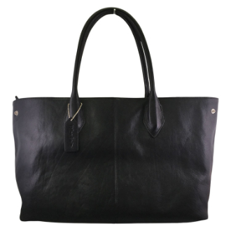 [ブラックフライデー]〔Vilead Via〕オールレザートートバッグ  ブラック