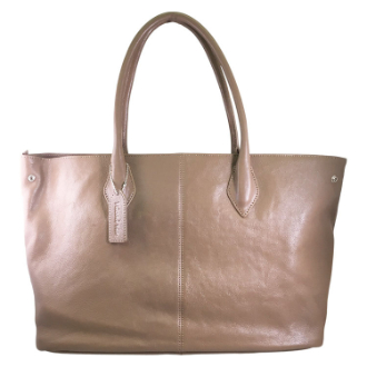 [ブラックフライデー]〔Vilead Via〕オールレザートートバッグ  トープ