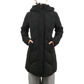 [ブラックフライデー]婦人ストレッチダウンコート　525712  30ブラック  M