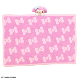 [ブラックフライデー](大人気キャラクター)マスコット付きブランケット「すやもこマイメロ」