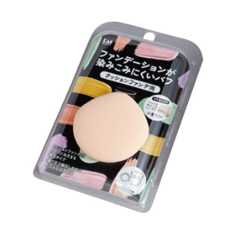 [ブラックフライデー]〔貝印〕ファンデーションが染み込みにくいパフ   クッションファンデ用  KQ-3276