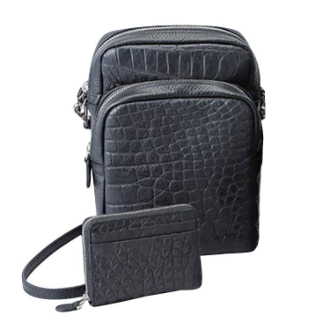 [ネット限定！福袋Sale]クロコダイル2点セットBK