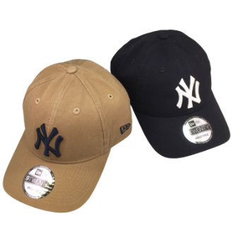 [ネット限定！福袋Sale]〔ニューエラ〕９TWENTYキャップ  2点セット　NYロゴ　ネイビー・カーキ②