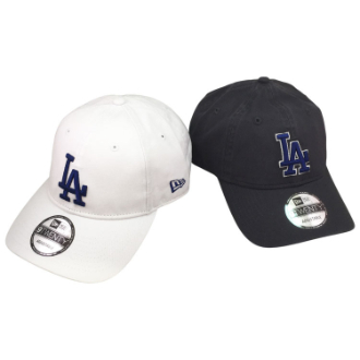 [ネット限定！福袋Sale]〔ニューエラ〕９TWENTYキャップ  2点セット　LAロゴ　チャコール・ホワイト④