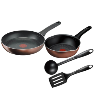 [ネット限定！福袋Sale]T-fal  IHモカ  スマイル4点セット