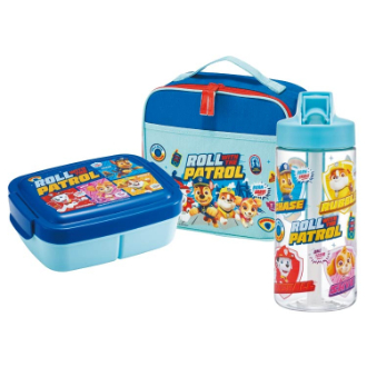 [ネット限定！福袋Sale]〔パウ・パトロール〕キッズストローボトル・ランチボックス・ランチバッグ3点セット