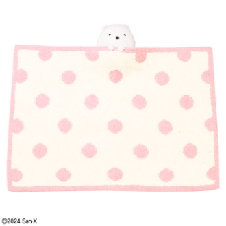 [ブラックフライデー](大人気キャラクター)マスコット付きブランケット「ふわもこしろくま」