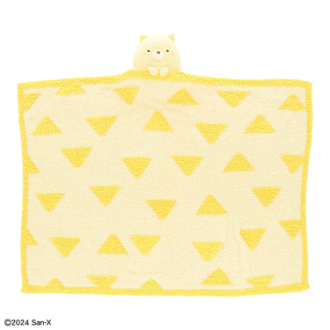 [ブラックフライデー](大人気キャラクター)マスコット付きブランケット「ふわもこねこ」