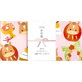 お年賀　キッチンペーパー  だるまうま