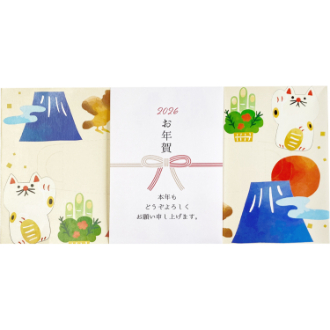 お年賀　キッチンペーパー  一富士二鷹三茄子