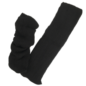 【ぬっくりん】冷え性の社員が本気でつくりました。　レッグウォーマー　ブラック