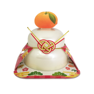 サトウの鏡餅  福餅入り小飾り 橙付き(66g)