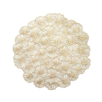 プレイスマット ももとせ ランチョンマット  フラワーゴールド