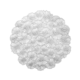 プレイスマット ももとせ ランチョンマット  フラワーシルバー