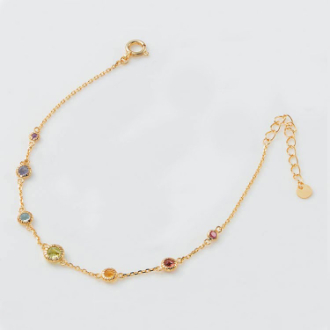 [ネットストア限定特価]K18YGアミュレットブレスレット