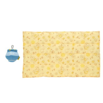 [お年玉セール]くまのプーさん ハニービーイエロー ポーチ付きブランケット