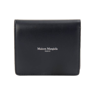 [ブランドコレクション]［2］【MaisonMargiela】メゾンマルジェラ　ニつ折財布  BLAECK/SILVER