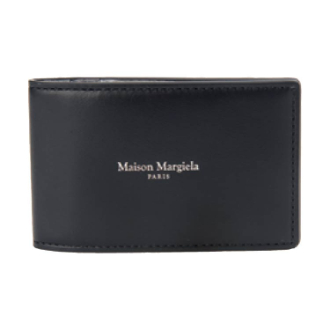 [ブランドコレクション]［4］【MaisonMargiela】メゾンマルジェラ　カードケース  BLAECK/SILVER