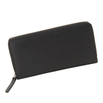 [ブランドコレクション]［5］【MaisonMargiela】メゾンマルジェラ　ラウンドファスナー長財布  BLACK