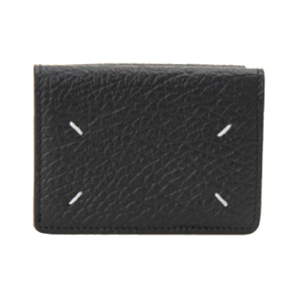 [ブランドコレクション]［12］【MaisonMargiela】メゾンマルジェラ　三つ折財布  BLACK