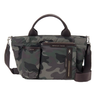 [ブランドコレクション]［28］【ANYA HINDMARCH】アニヤハインドマーチ　2WAYバッグ  CAMOUFLAGE
