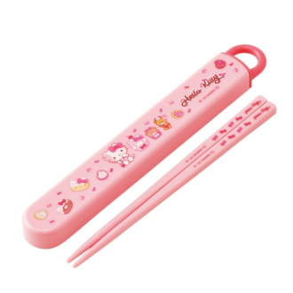 ハローキティ スライド式ハシ箱セット ファンシー