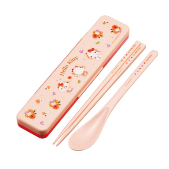 ハローキティ コンビセット パステル彩花柄