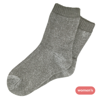 【アセドロン】靴下　汗もどり防止３層構造 レギュラー丈　22-24cm