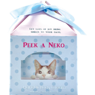 ピーカーネコ  ハンド&ボディクリーム  ブルー