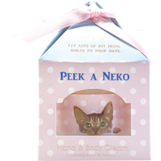 ピーカーネコ  ハンド&ボディクリーム  ピンク