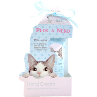 ピーカーネコ  ハンドクリーム  ブルー