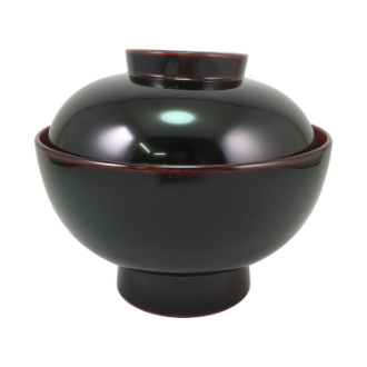 越前漆器  雑煮椀  黒