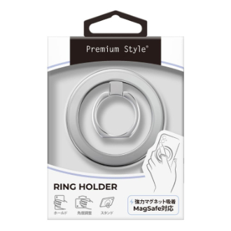 MagSafe対応 リングホルダー[シルバー]