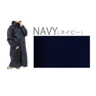 [お年玉セール]防水サイクルレインコート  ネイビー  M