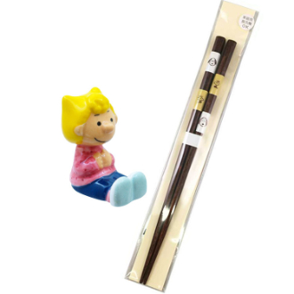 [お年玉セール]スヌーピー  箸置き・箸セット  サリー