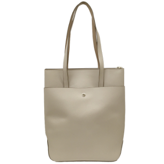 【Legato Largo】かるいかばん　A4縦型トートバッグ　ライトグレー