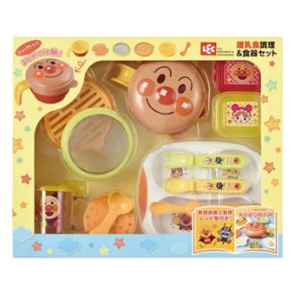【アンパンマン】LEC アンパンマン離乳食調理＆食器セット
