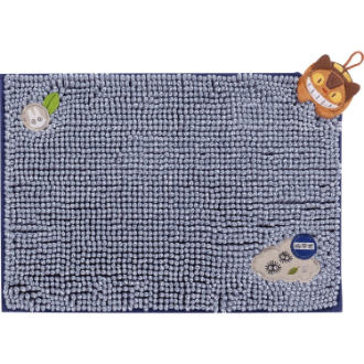 となりのトトロ もこもこネコバス フリーマット ネイビーブルー