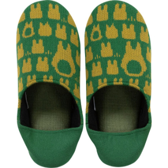 となりのトトロ トトロかかとニット スリッパ