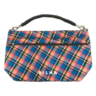 [お年玉セール]【SILNA】マサイシュカバッグ  BLUE×BLK