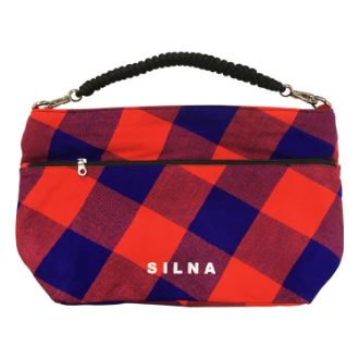 [お年玉セール]【SILNA】マサイシュカバッグ  BLUE×RED