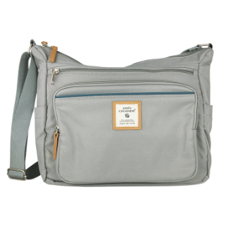 【anello】アネロ GRANDE　CINNAMON ショルダーバッグ　ブルーグレー