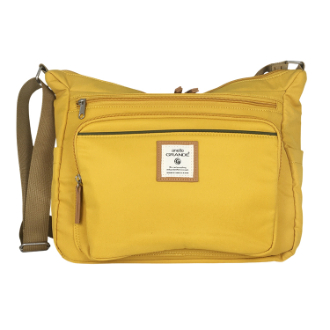 【anello】アネロ GRANDE　CINNAMON ショルダーバッグ　マスタード