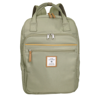 【anello】アネロ GRANDE　CINNAMON スクエアリュック　ミントグリーン