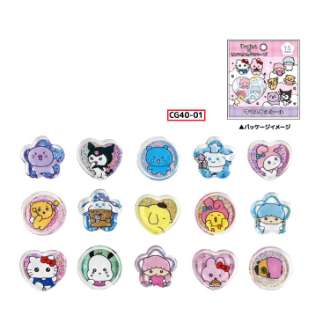 チェゴシム×サンリオキャラクターズ　クリスタルシール（４月下旬入荷予定）