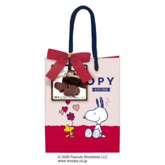 [2026バレンタイン]スヌーピーショコラ手提げ