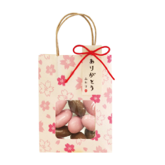 [2026バレンタイン]アーモンドチョコ手提げ さくら