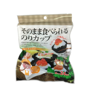 そのまま食べられるのりカップ Ｍサイズ24枚入