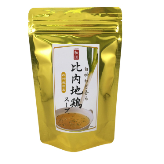 白神ねぎ香る 比内地鶏スープ